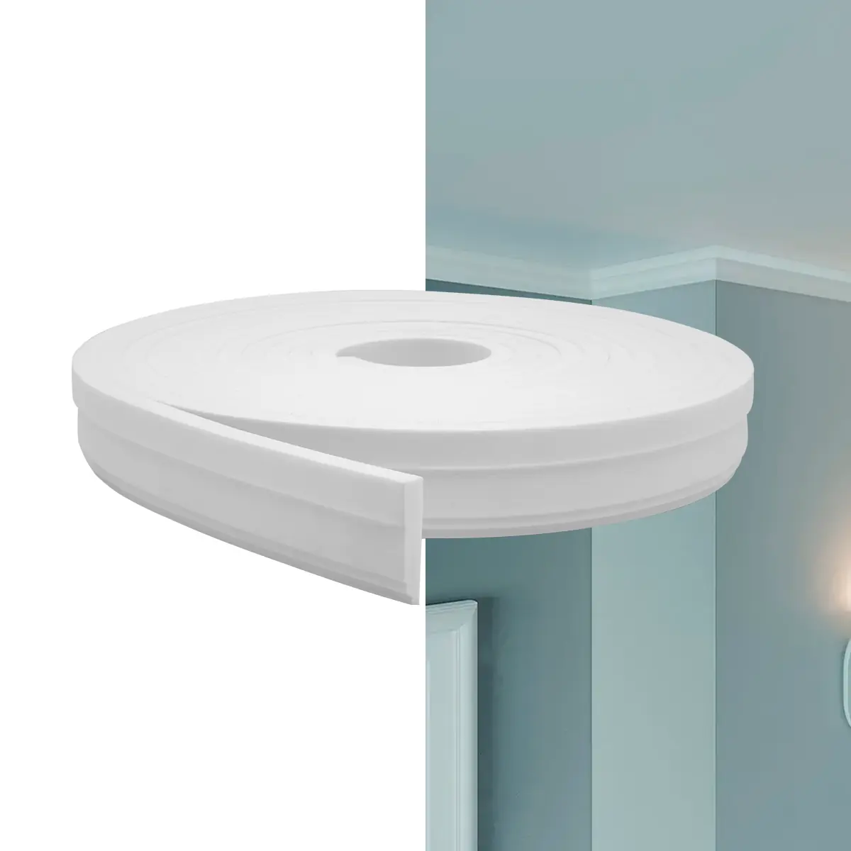 Rodateto Eva Autocolante 5cm Rt34 6 Metros Meurodapé