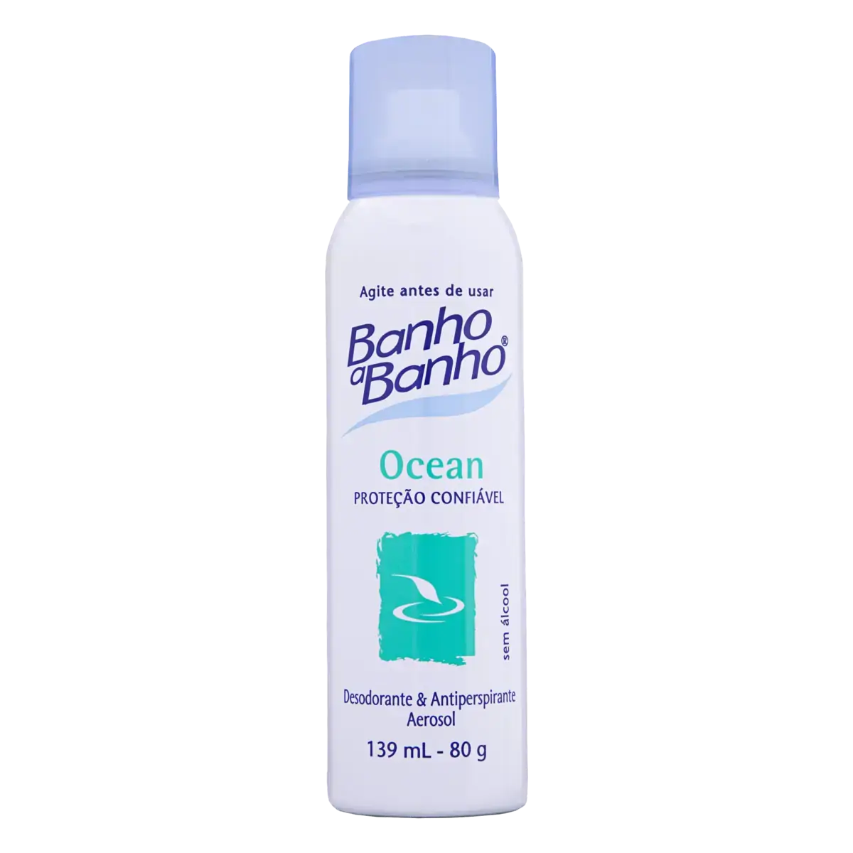 Desodorante Aerossol Antiperspirante Ocean Banho A Banho 139ml