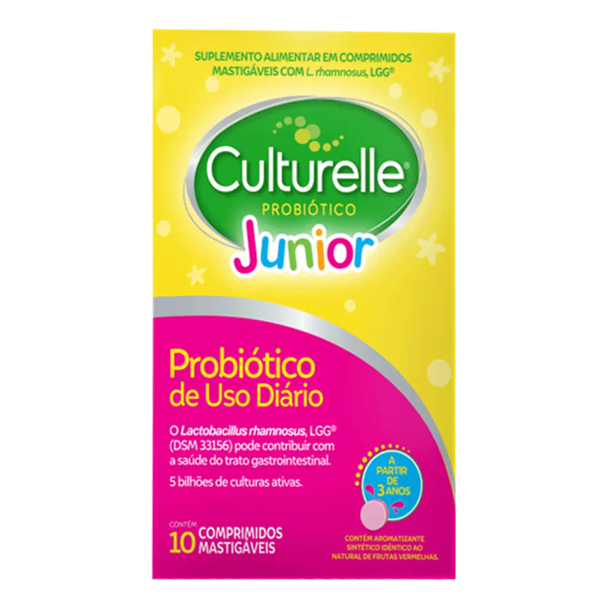 Suplemento Alimentar Culturelle Probiótico Júnior 10 Comprimidos