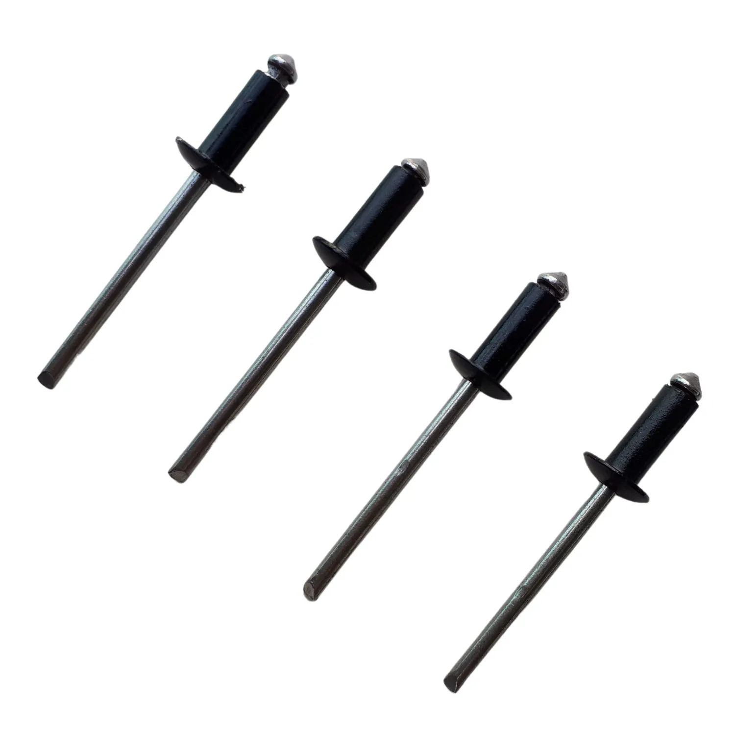 Rebite Pop De Repuxo De Alumínio Preto 512 5mm X 12mm 100 Peças