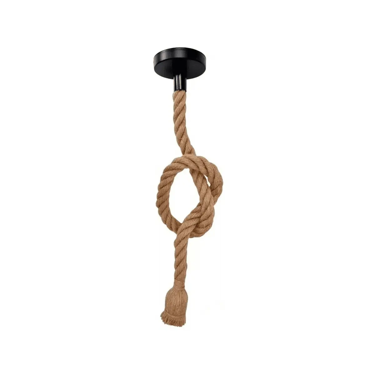 Pendente Corda Retro Vintage Rústico Decorativo E27 1,5 Metro