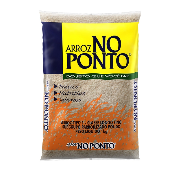 Arroz Parboilizado No Ponto Tipo 1 Classe Longo Fino 1 Kg