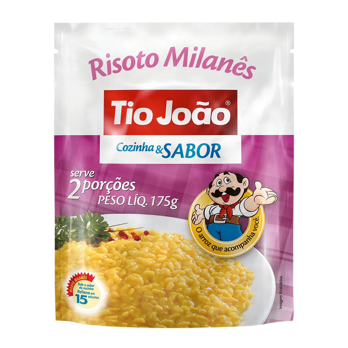 Risoto Carnaroli Milanês Tio João Cozinha & Sabor 175g