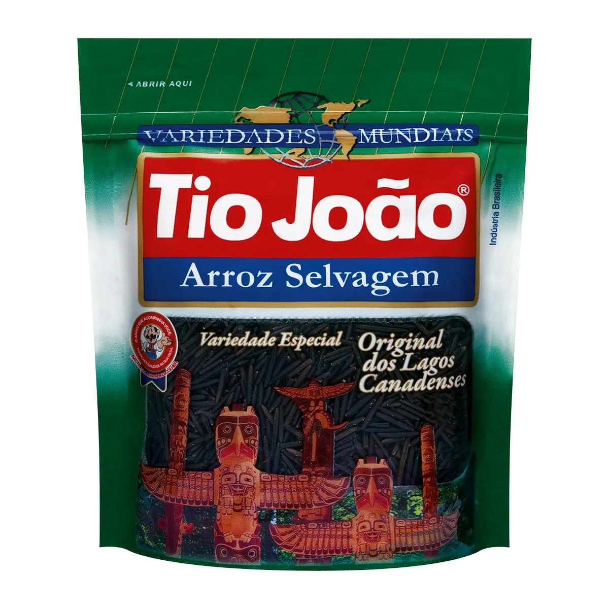 Arroz Cozinha Canadense Selvagem TIO JOÃO à Vácuo 250g