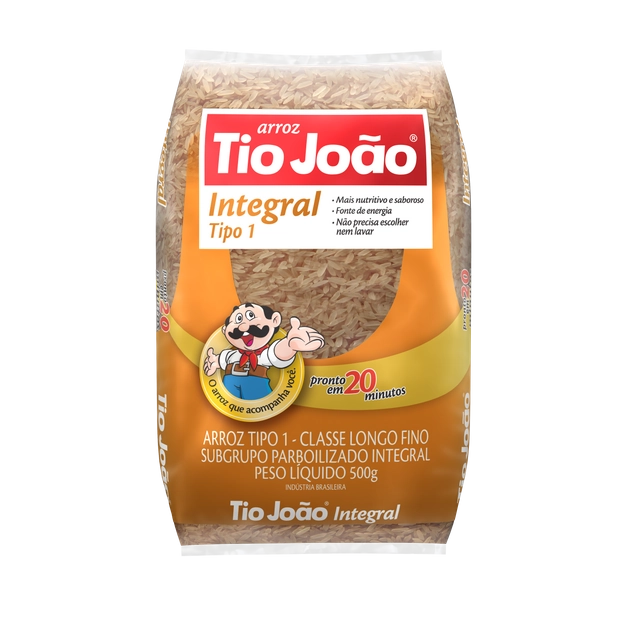 Arroz Integral Tio João Tipo 1 500g