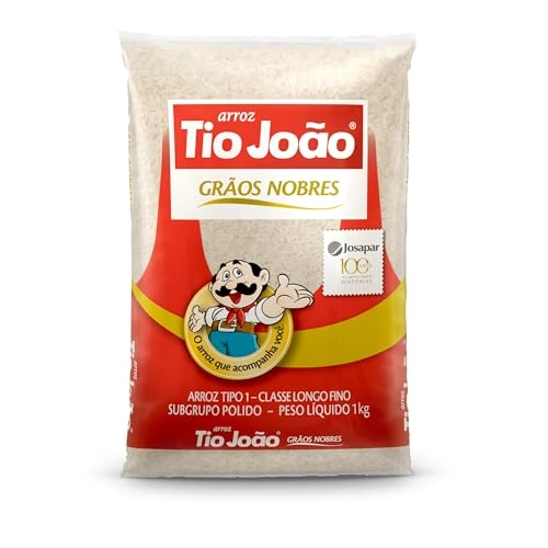 Arroz Tio João 100 Grãos Nobres Tipo 1 Classe Longo Fino 1 Kg