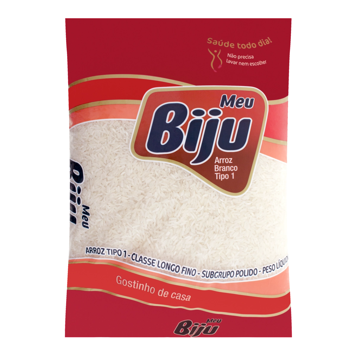 Arroz Agulhinha Tipo 1 BIJU Pacote 5kg