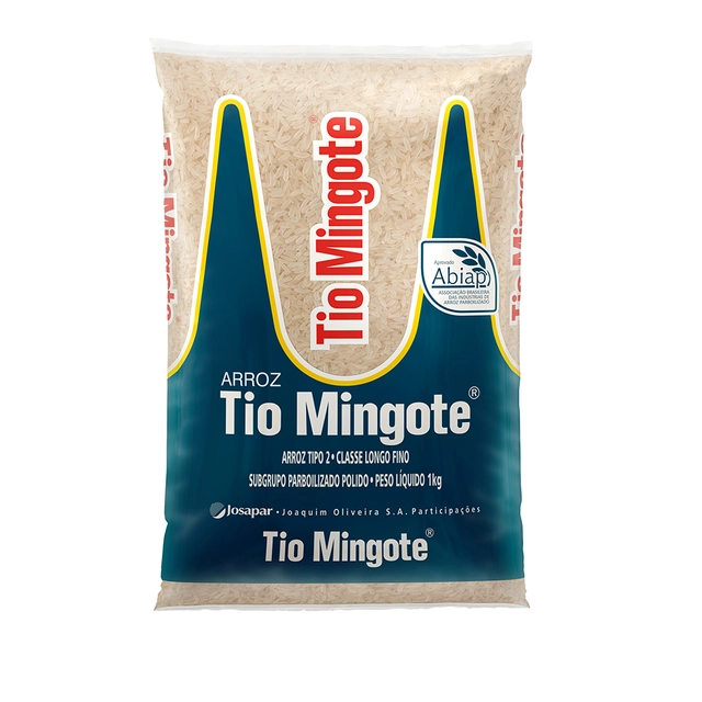 Arroz Parboilizado Tio Mingote 1kg Tipo 2 Classe Longo Fino