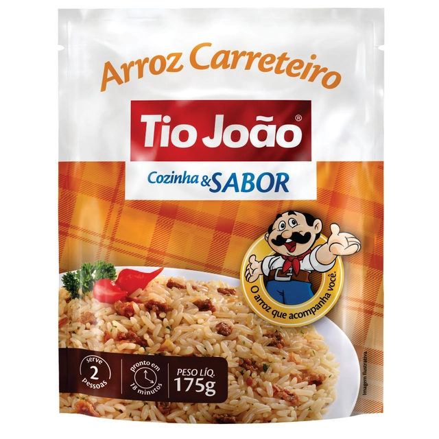 Arroz Carreteiro Tio João Cozinha Sabor 175g