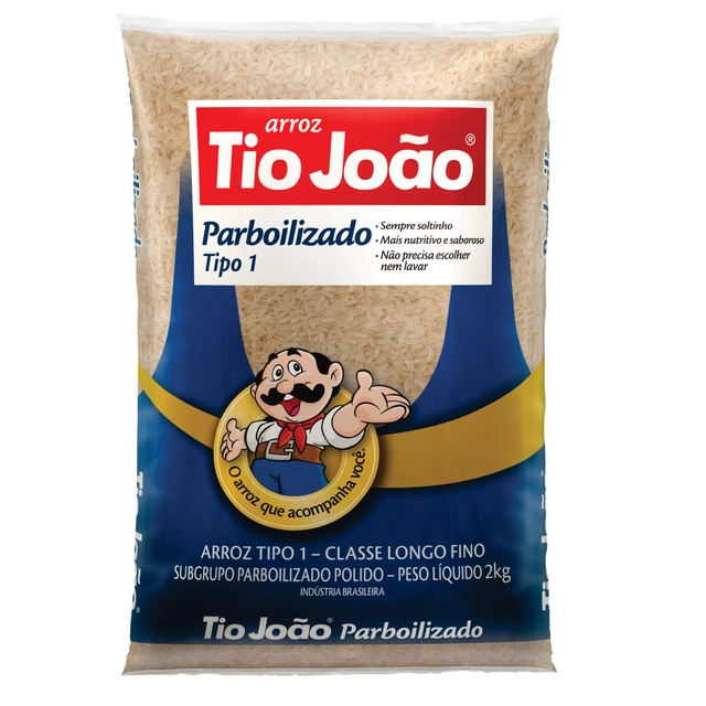 Arroz Parboilizado Tio João Tipo 1 2kg