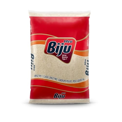 Arroz Branco Meu Biju Tipo 1 Classe Longo Fino 1kg