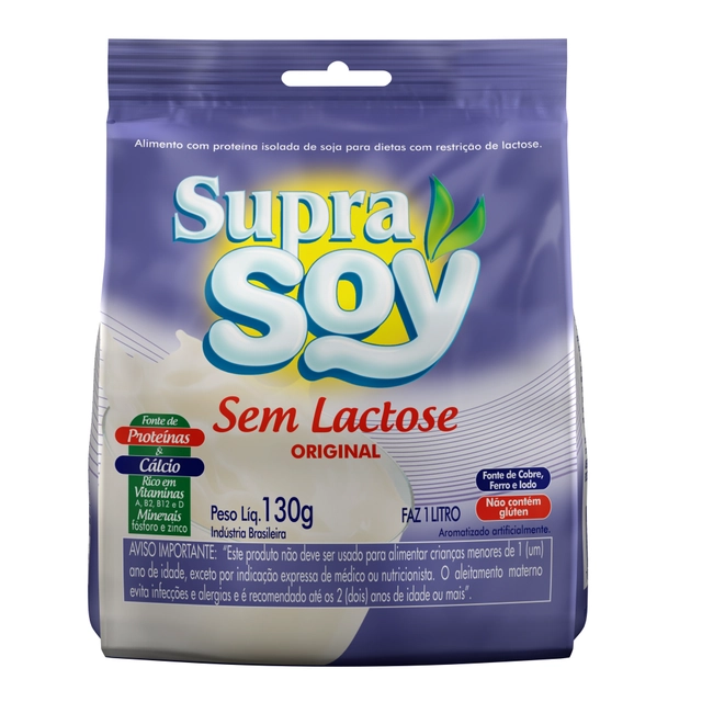 Alimento Em Pó Supra Soy Sem Lactose Original 130g