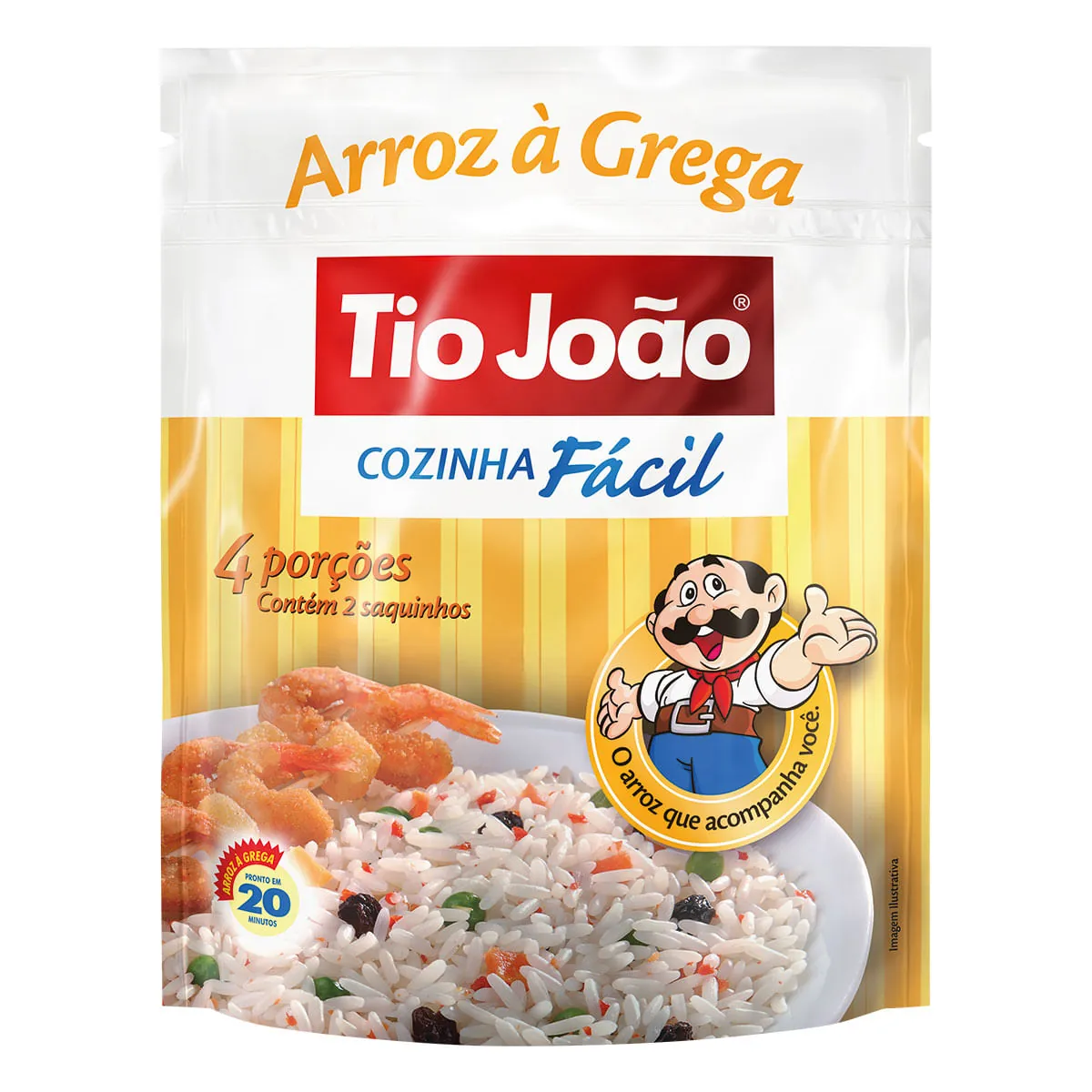 Tio João Cozinha fácil Arroz à Grega - 250g