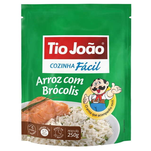 Arroz Com Brócolis Tio João Cozinha Fácil 250g