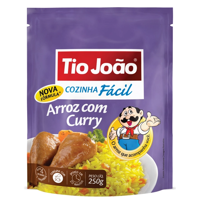 Arroz Com Curry Tio João Cozinha Fácil 250g
