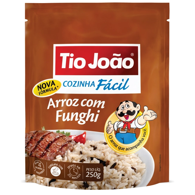 Arroz Com Funghi Tio João Cozinha Fácil 250g