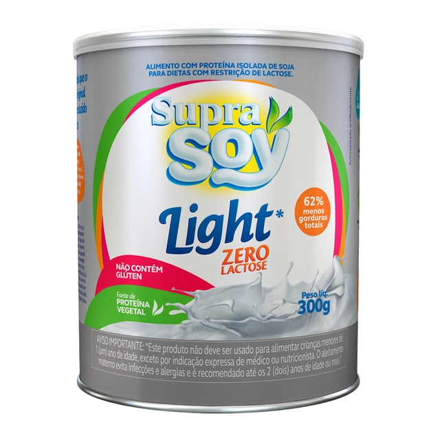 Alimento Em Pó Supra Soy Light Zero Lactose 300g