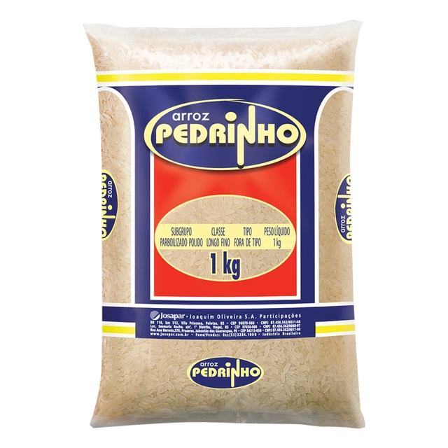 Arroz Parboilizado Pedrinho 1kg