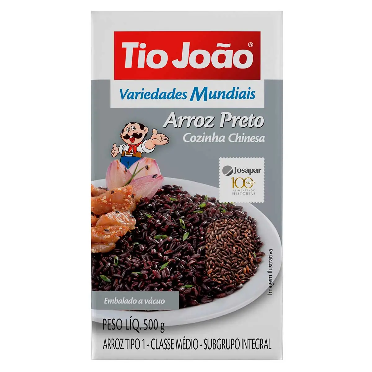 Arroz Preto Tio João Variedades Mundiais Cozinha Chinesa 500g