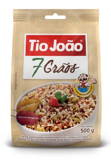 Arroz Tio João 7 Grãos Integrais 500g