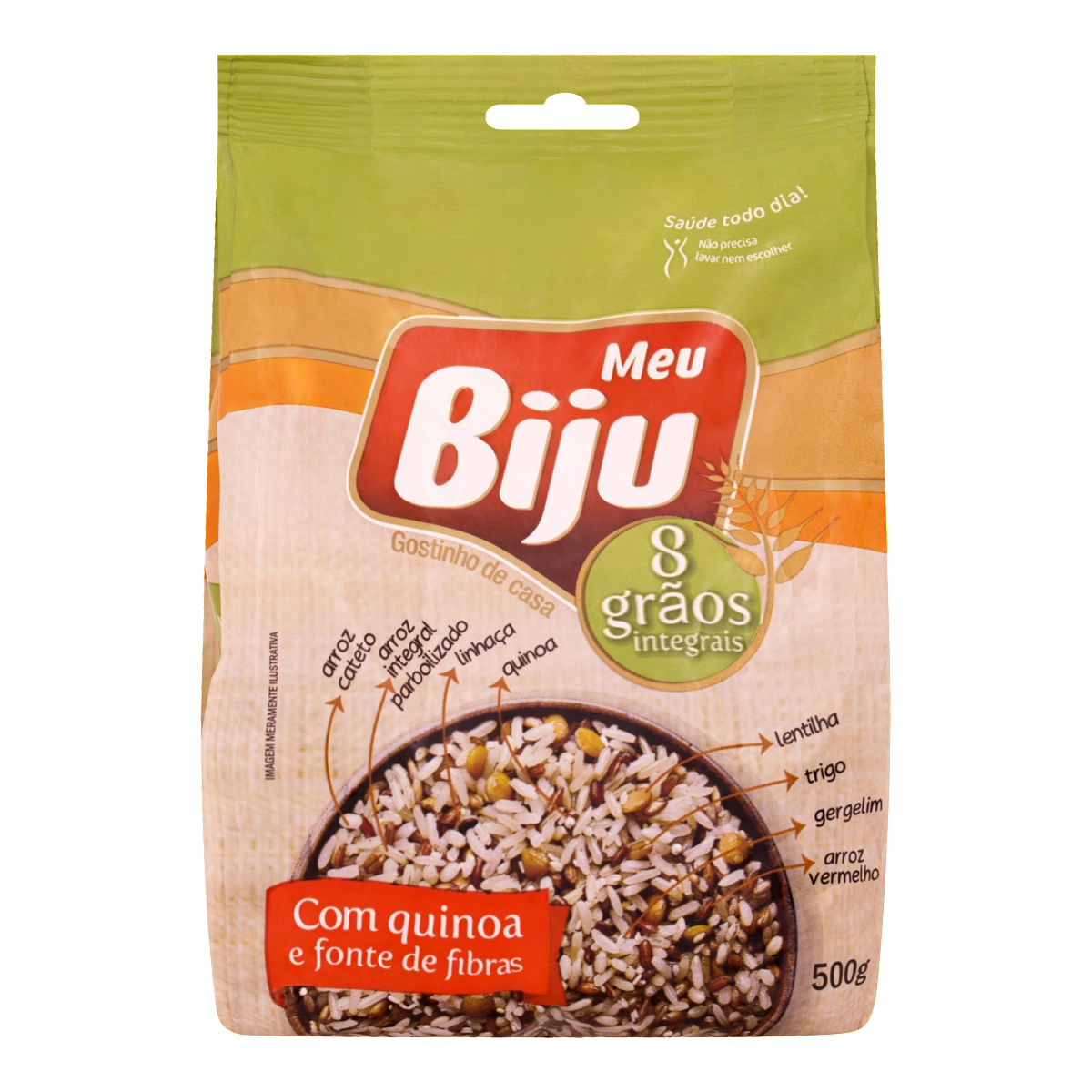 Arroz Meu Biju 8 Graos Integrais C/quinoa