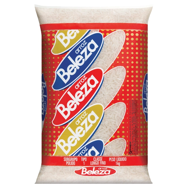 Arroz Beleza Tipo 1 Classe Longo Fino 1kg