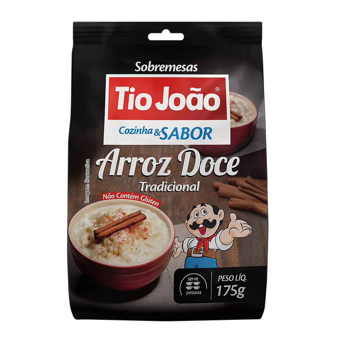 Arroz Doce Tradicional Tio João Cozinha & Sabor 175g