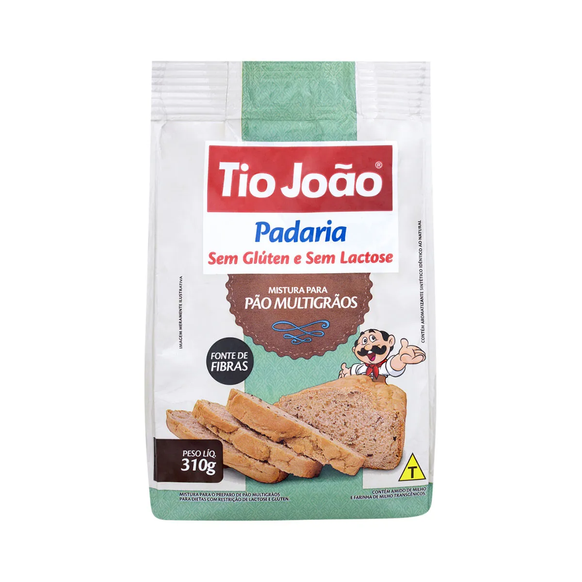 Mistura Para Pão Multigrãos Tio João 320g