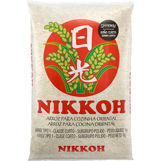 Arroz Nikkoh Tipo 1 Classe Curto 1kg