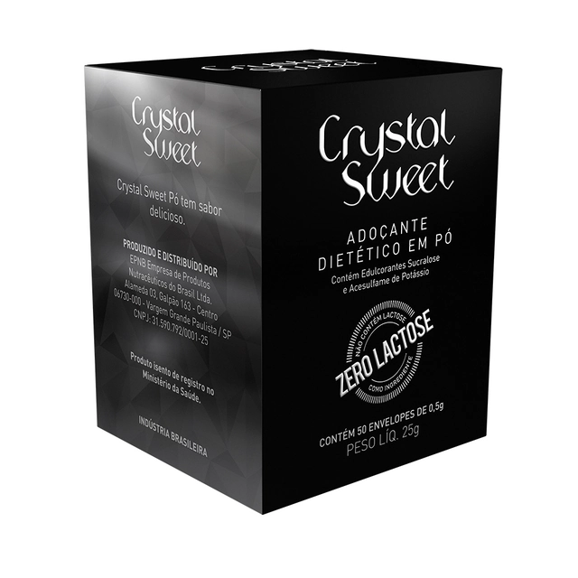 Adoçante Dietético Crystal Sweet Cartucho 500mg
