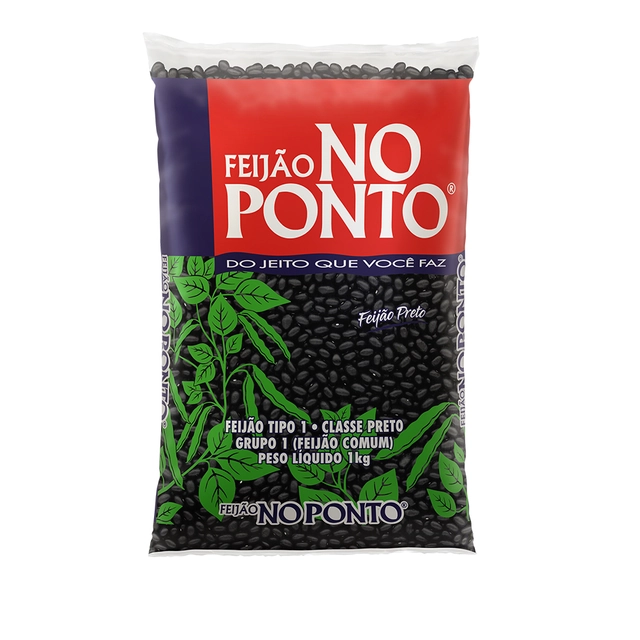 Feijão Preto No Ponto 1kg