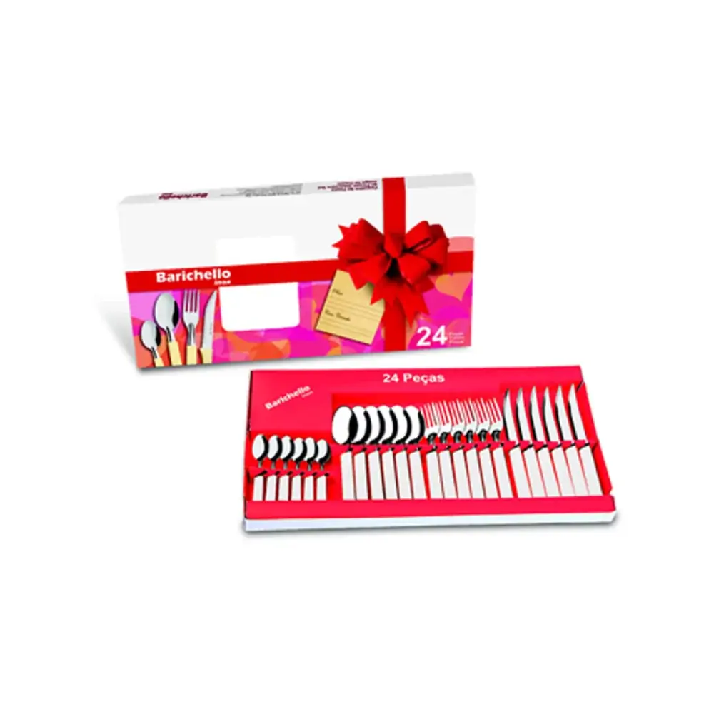 Faqueiro Inox Barichello 24pcs Br