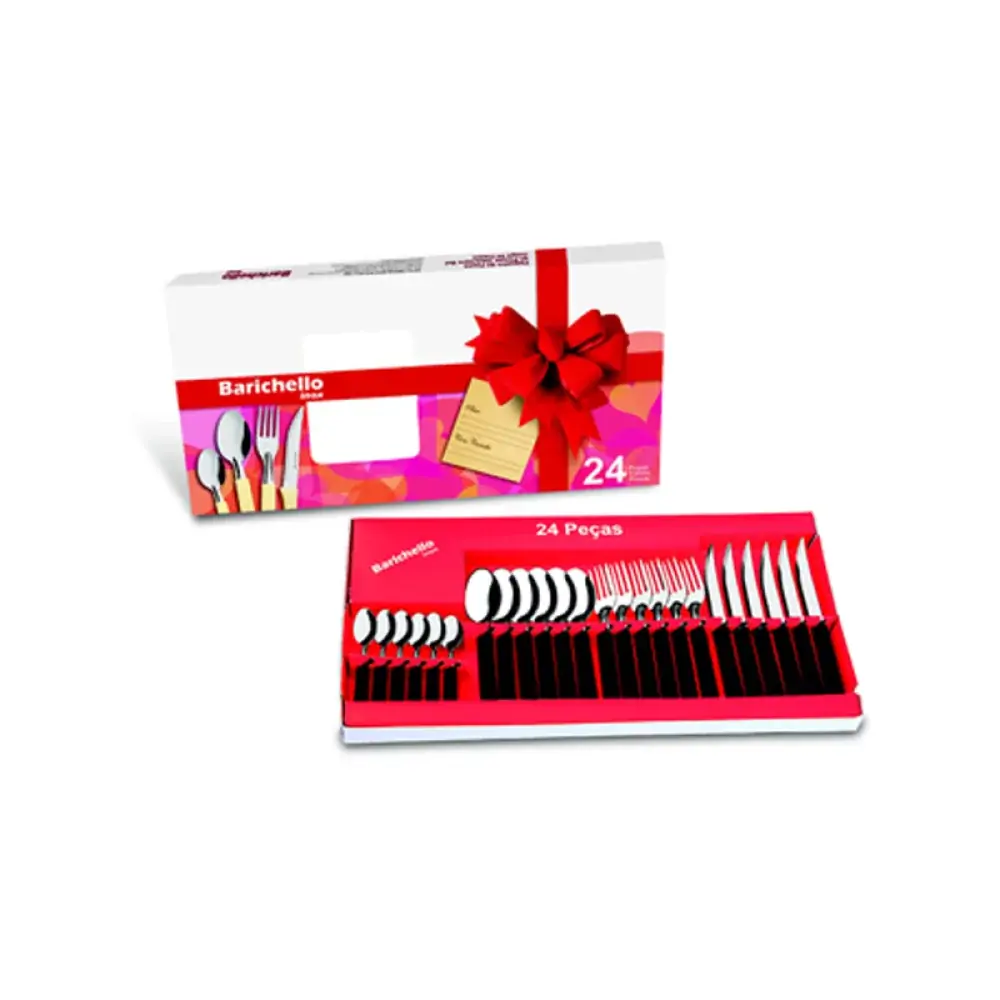 Faqueiro Inox Barichello 24pcs Pr