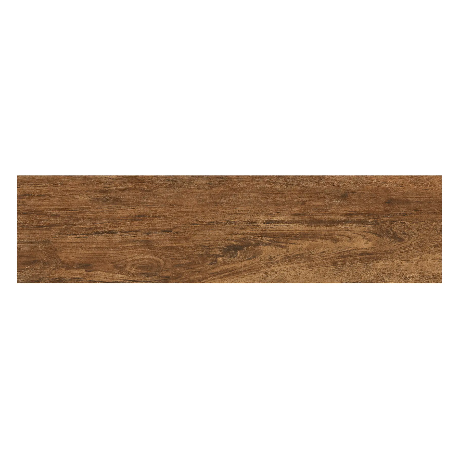 Porcelanato Amadeirado Borda Reta Externo 29,1x117cm Canela Antique Hard Marrom Ceusa