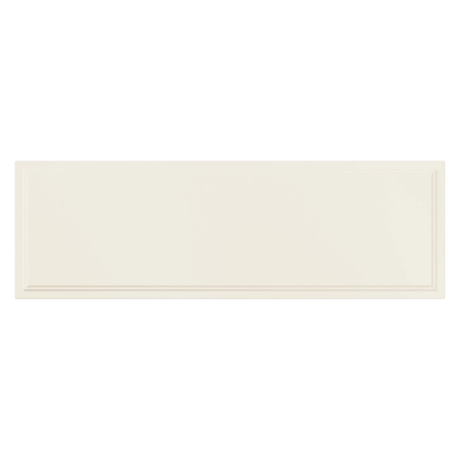 Revestimento de Parede Interno Monocolor Acetinado 7,7x24,1cm Borda Arredondada Frame Off White Matte Portinari
