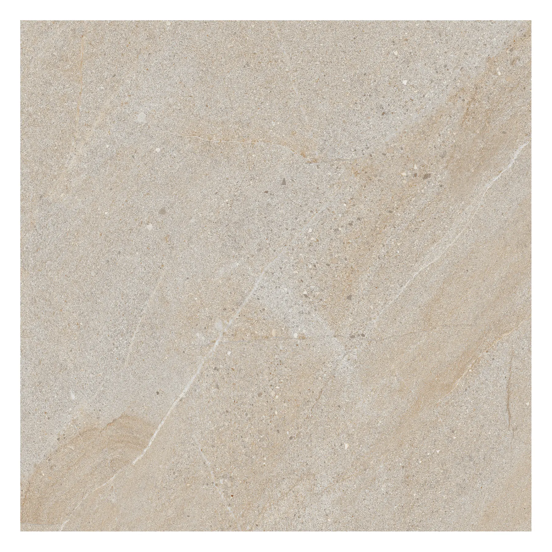 Porcelanato Pedra Acetinado Borda Reta Interno 90x90cm Arenito SGR Nat Ceusa