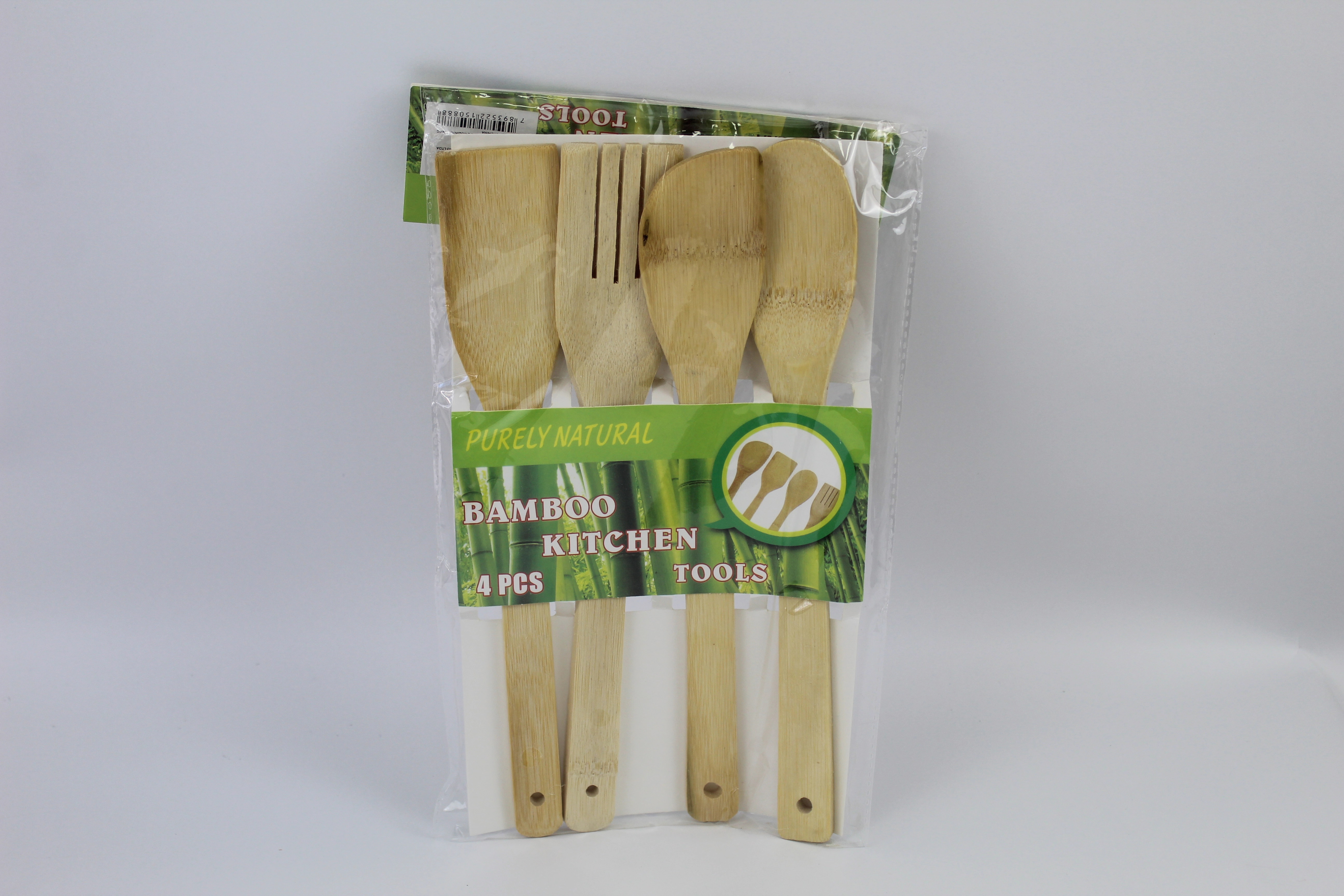 Kit Utensilios Cozinha Bambu 4pcs 5088 562 Mahalo