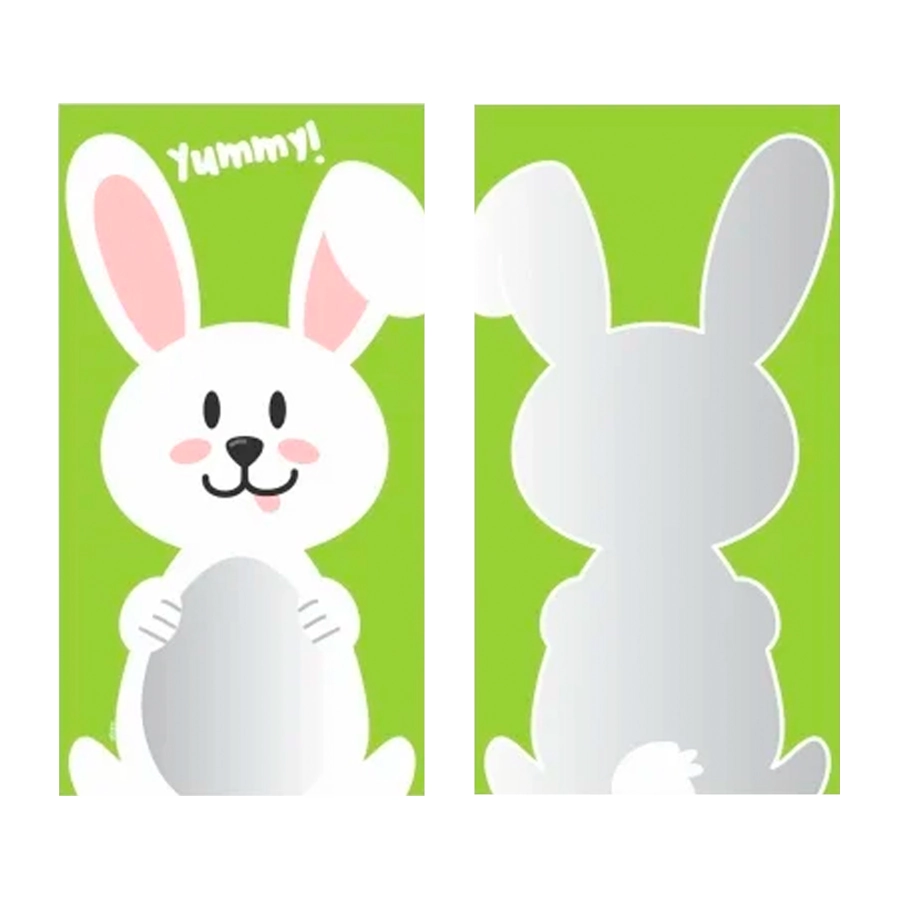 Saco Poli Happy Bunny Vd 12x22cm 50un 31778 Albano
