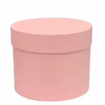 Caixa Rigida Redonda 15,5cm12cm Rosa