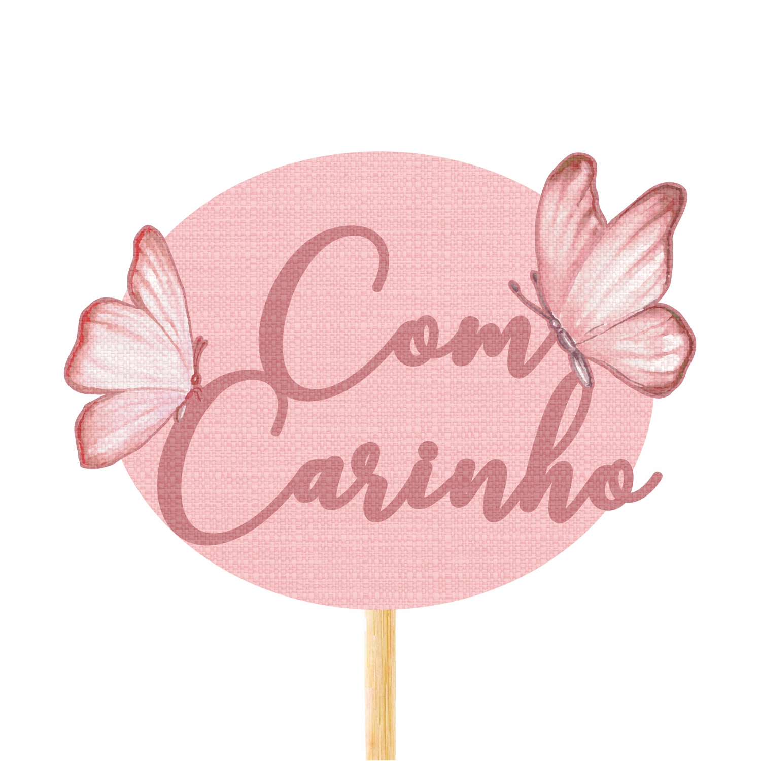 Jdm Pick Mdf Com Carinho Borboletas
