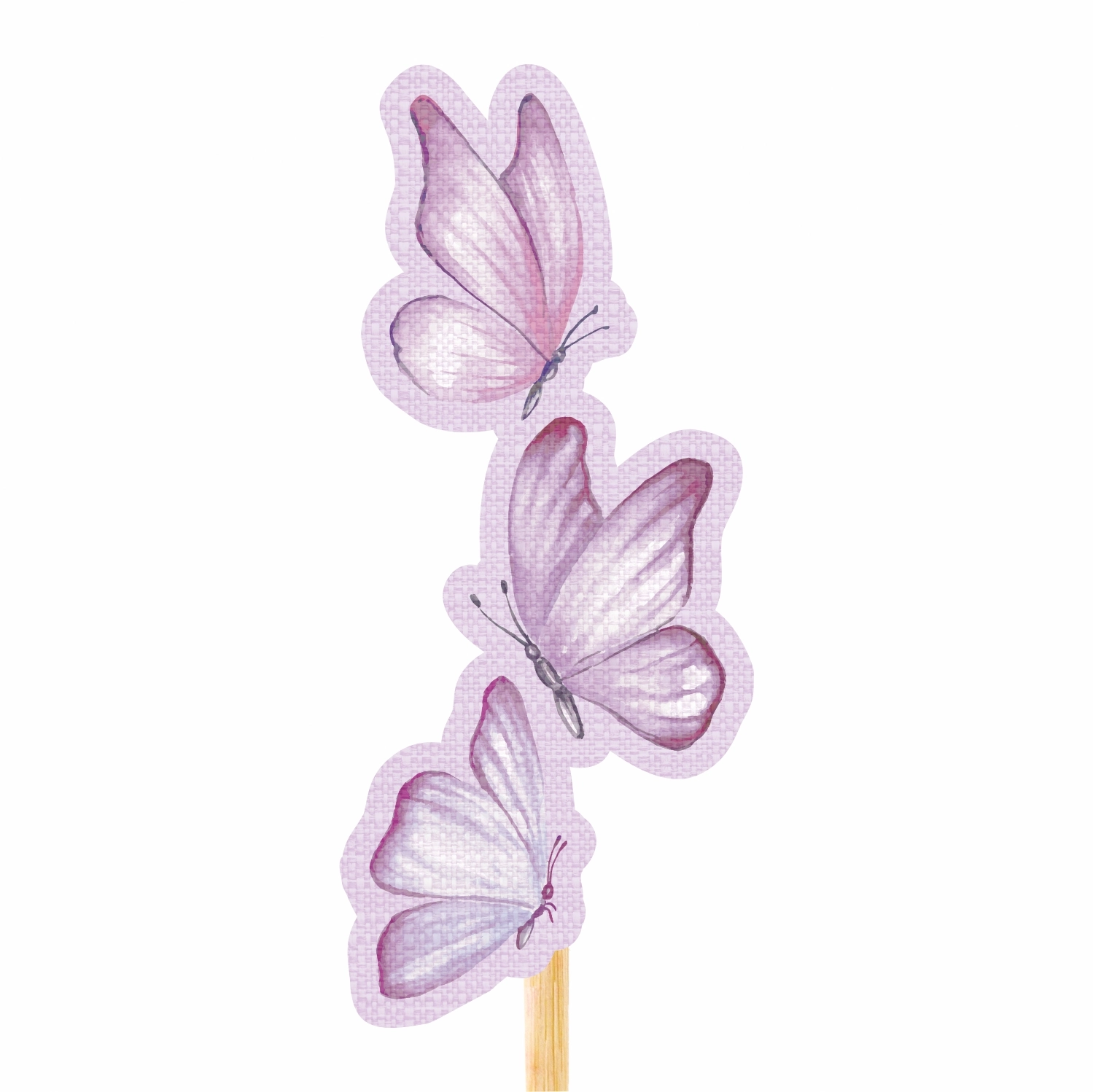 Pick Mdf Soft Fly Lilas 10x4,3cm Albano