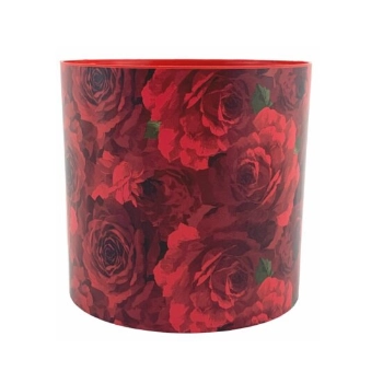 Cachepot Acrilico Red Bloom Pote 15 Vermelho