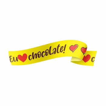 Fita Maxi Paper Look 32mmx50m Eu Amo Chocolate Ama