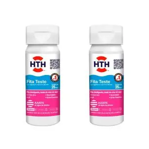 Kit 2 Unidades Fita Teste Hth 25 Fitas Cl/ph/at/stb