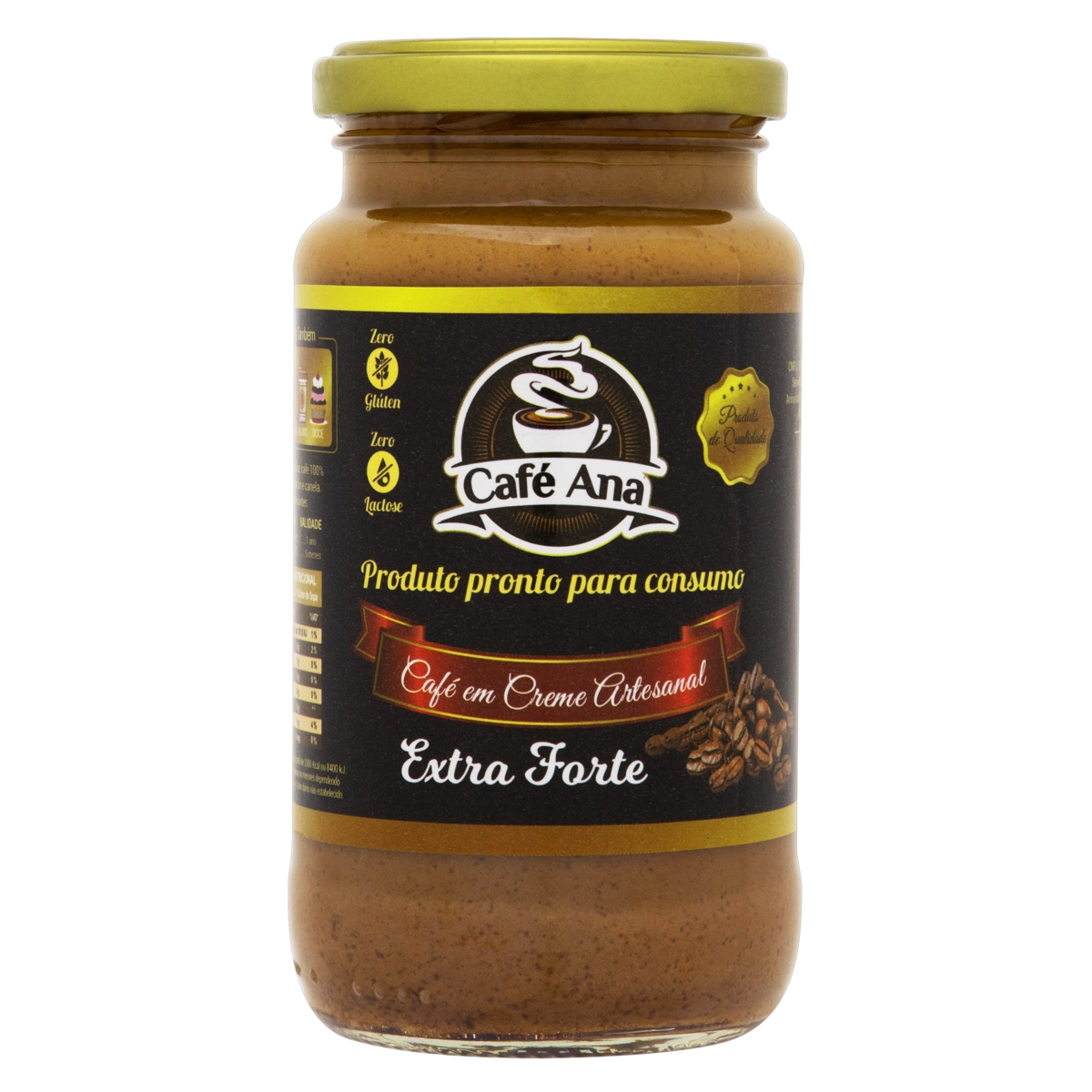 Café Artesanal Em Creme Extraforte Zero Lactose Café Ana Vidro 300ml