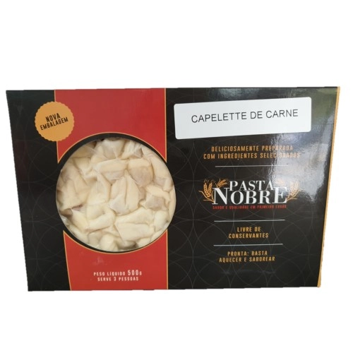 Massa Pasta Nobre 500g Capelette Carne