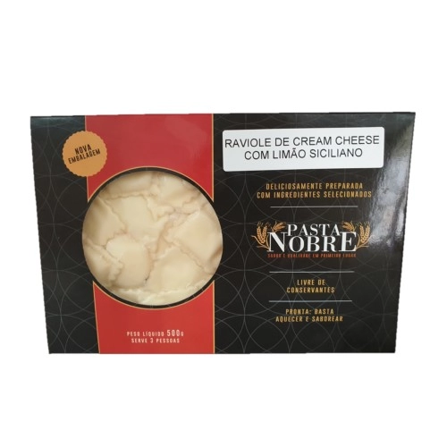 Massa Pasta Nobre 500g Raviole Cr.c/limao Sic.