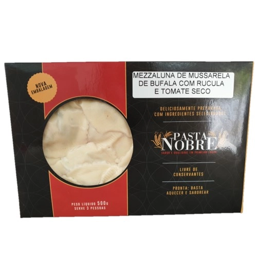 Massa Pasta Nobre 500g Mezzaluna Bufala R/t.s.