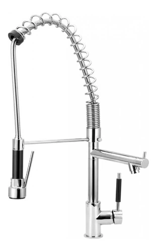 Torneira Cozinha Gourmet Monocomando Spray Cromado 50 Cm