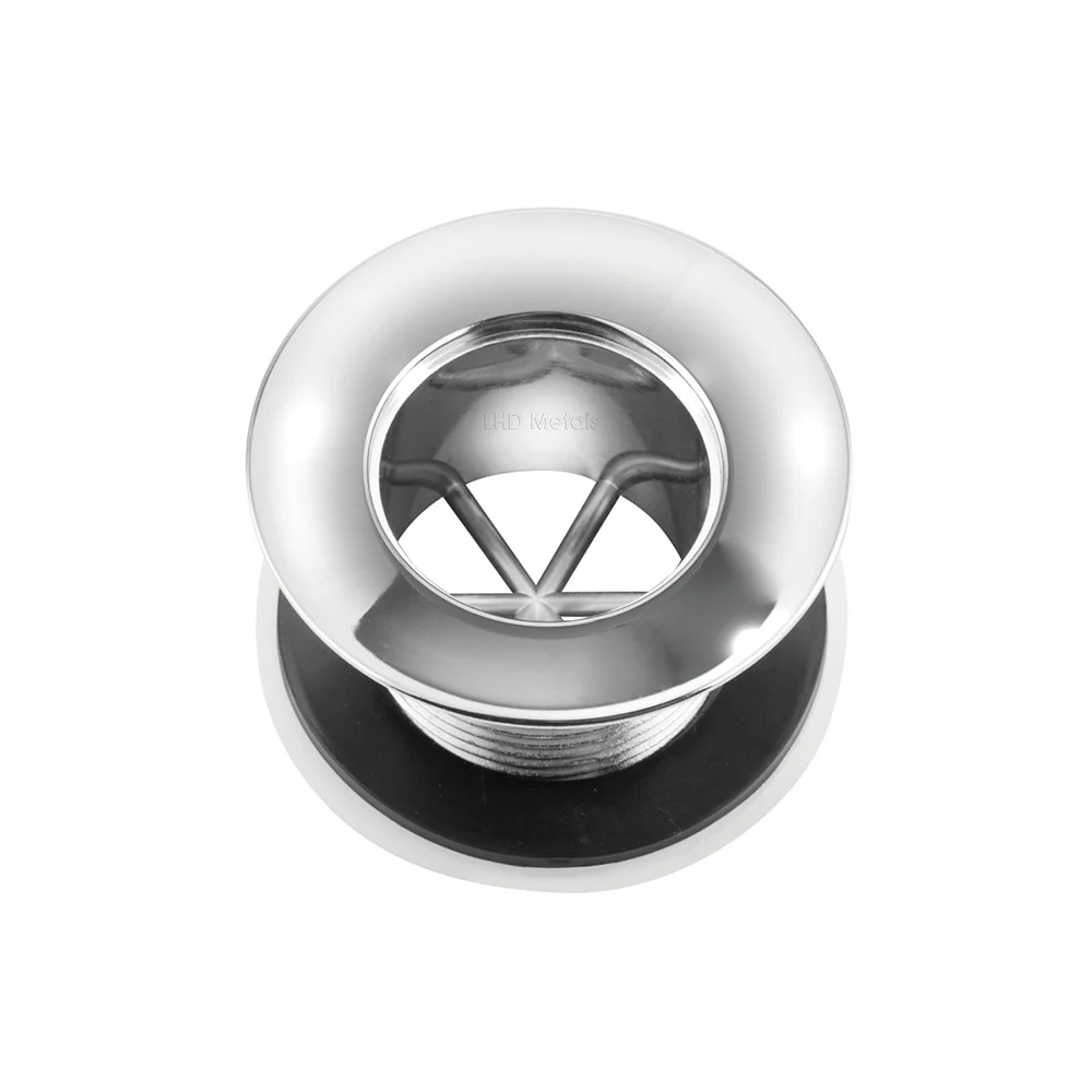 Válvula / Ralo Tanque Metal Cromado 1.1/4 Prateado